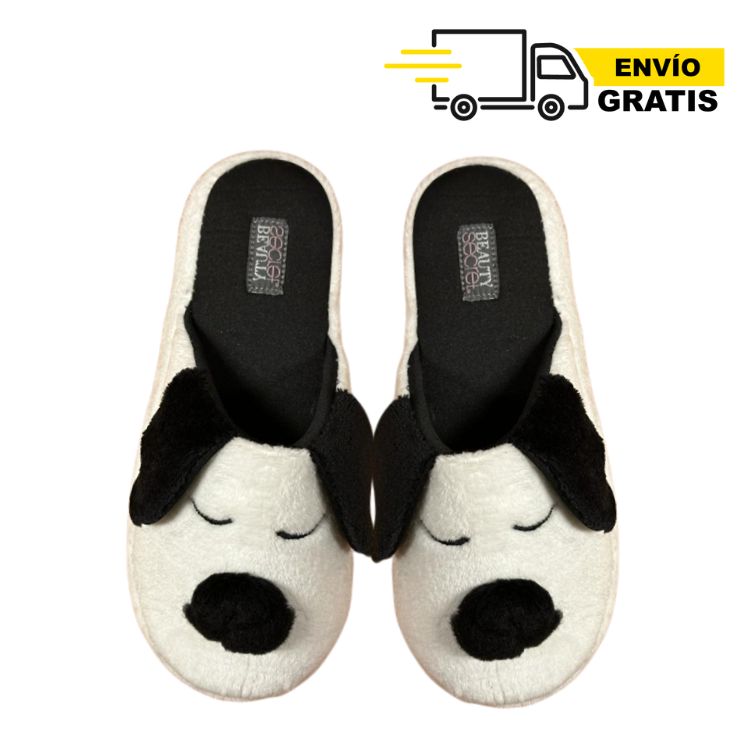 Pantufla Dama Modelo Perrito