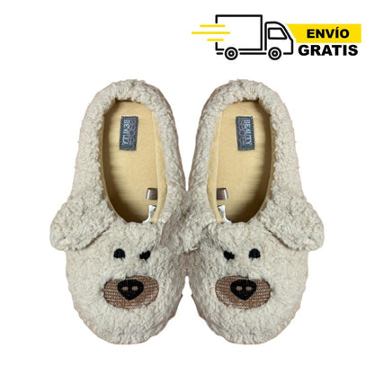 Pantufla Dama Modelo Osito