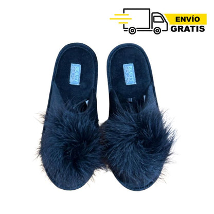 Pantufla Dama Modelo Pelusa