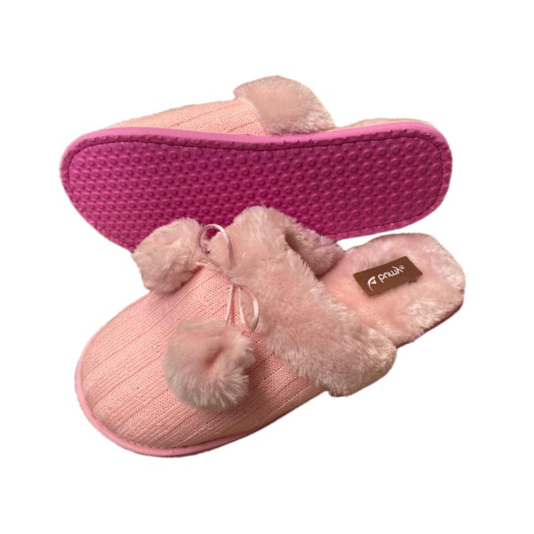 Pantufla Dama Modelo Rosa